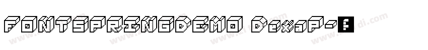 FONTSPRINGDEMO DexaP字体转换